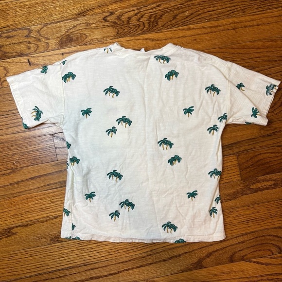 Kids Zara Palm Tree Pocket Tee, size; 4T - Picture 3 of 5